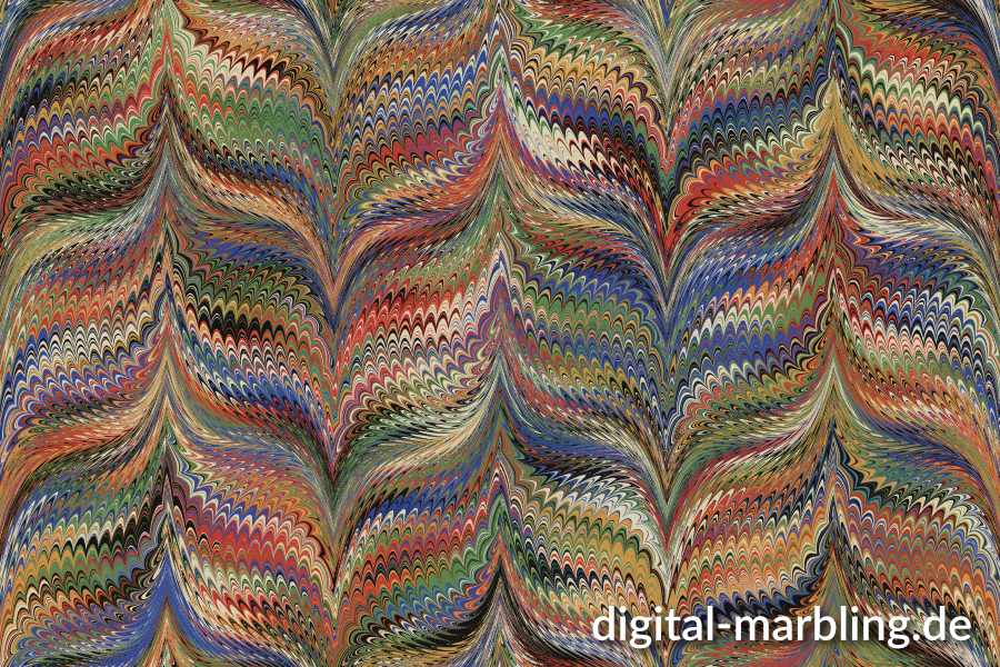 digital marbling fishtail