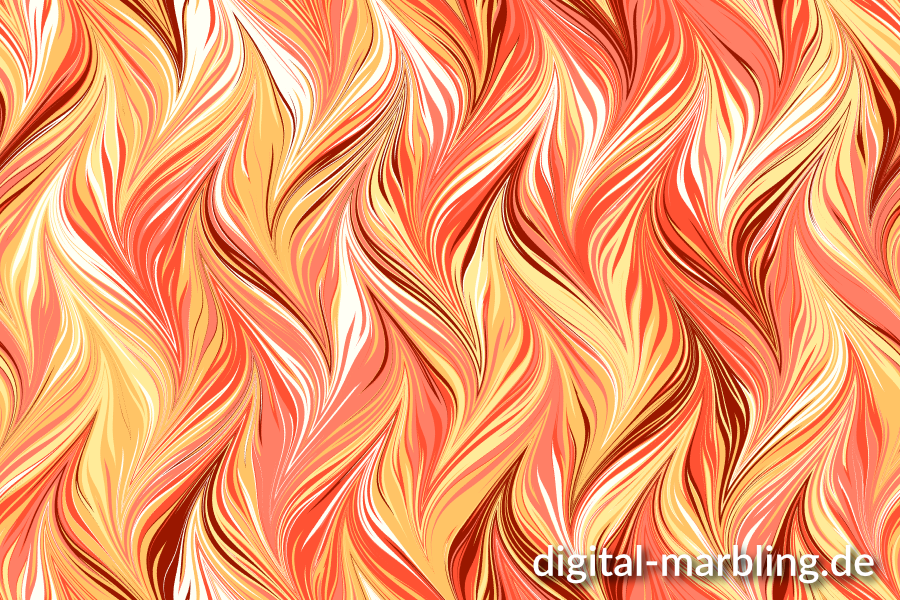 digital marbling flame